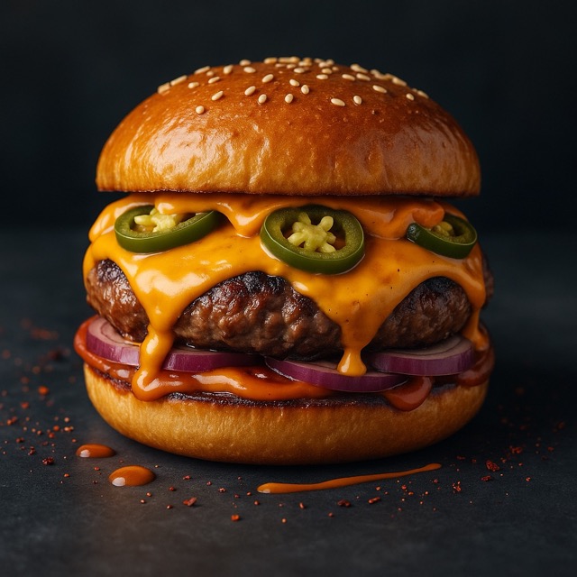 Hamburguesa picante